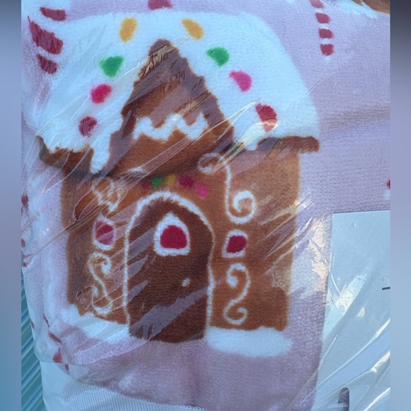 BERKSHIRE HOME NWT oversized velvetsoft gingerbread throw blanket -pink -60x70 - Picture 4 of 6